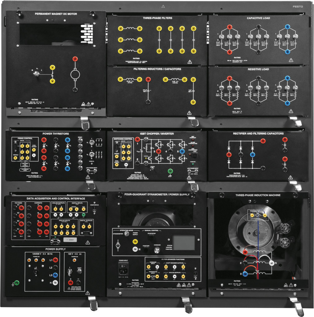 Hệ thống học tập điện tử công suất LabVolt Series 8010-A