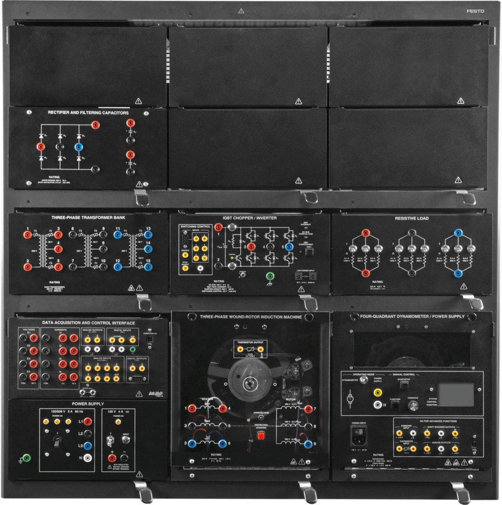 Hệ thống học tập nguyên tắc DFIG LabVolt Series 8010-D