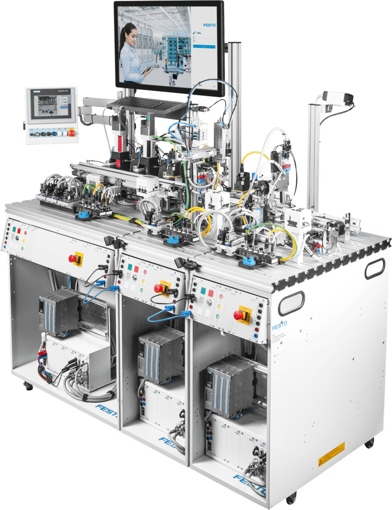 Nhà máy học tập cấp phôi, đóng nắp và phân loại MPS 403-1