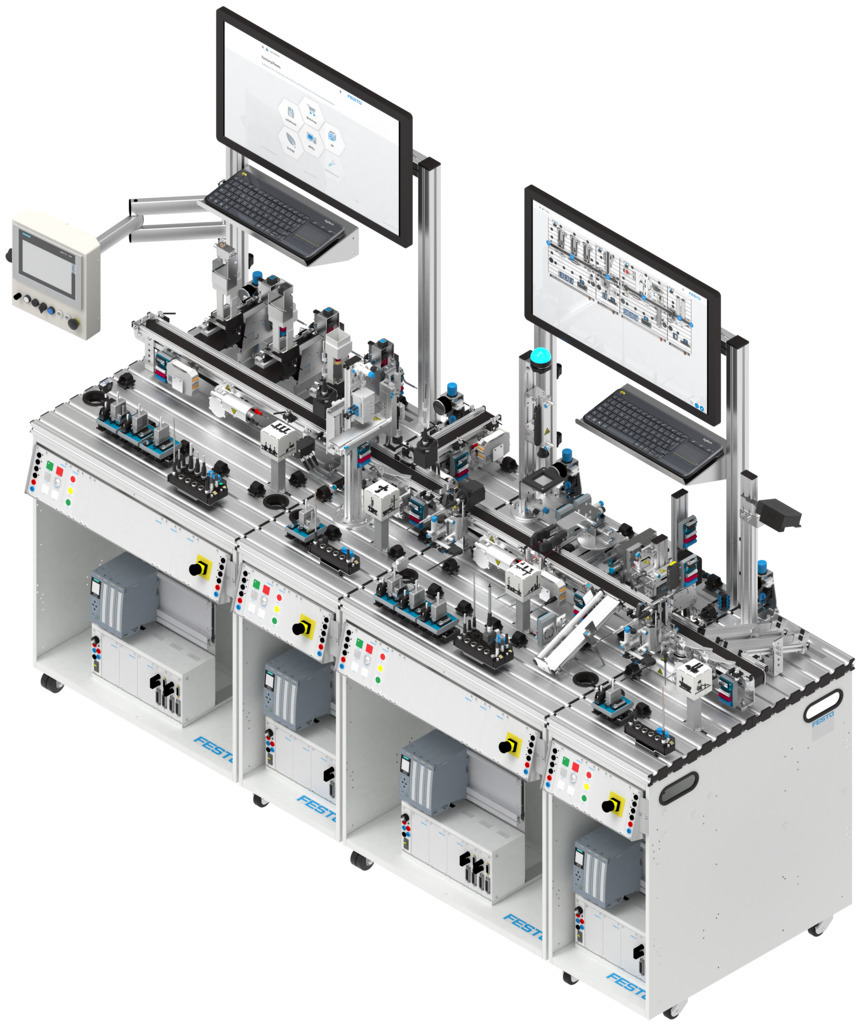 Nhà máy học tập Cấp phôi, Đóng nắp, Đo lường và Phân loại MPS 404-1
